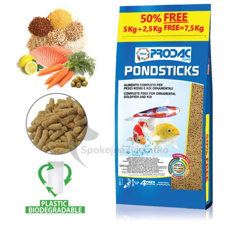 Prodac Pondsticks 5kg + 50% free