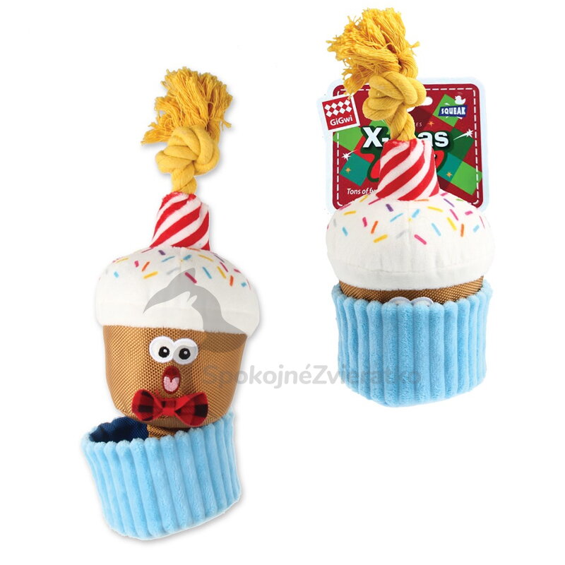 GiGwi vánoční muffin & pamlskovník, 29 cm